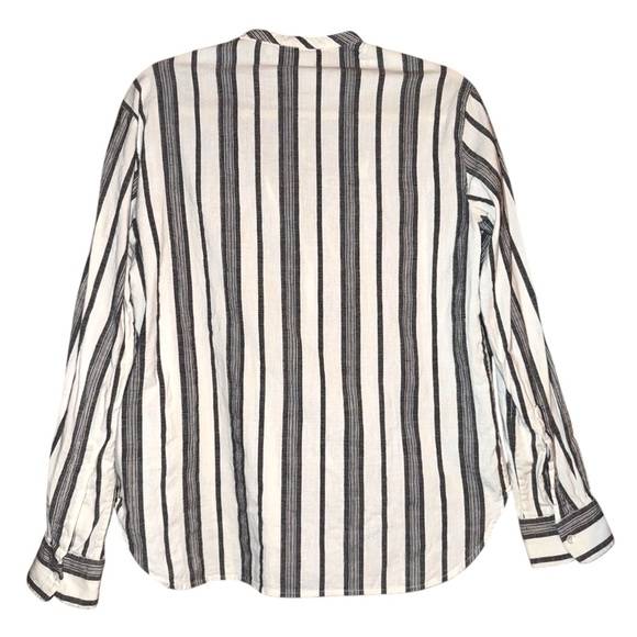 VANESSA BRUNO Blue Stripe 100% Cotton Button-Up Shirt EU 38 US Size M/6 - Picture 8 of 13